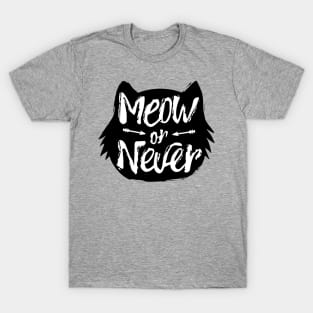 Meow or Never T-Shirt